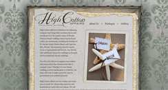 Desktop Screenshot of highcottonaffairs.com